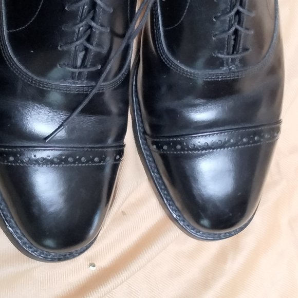 Allen Edmonds USA Byron leather Oxford dress shoes, 9D main image 7